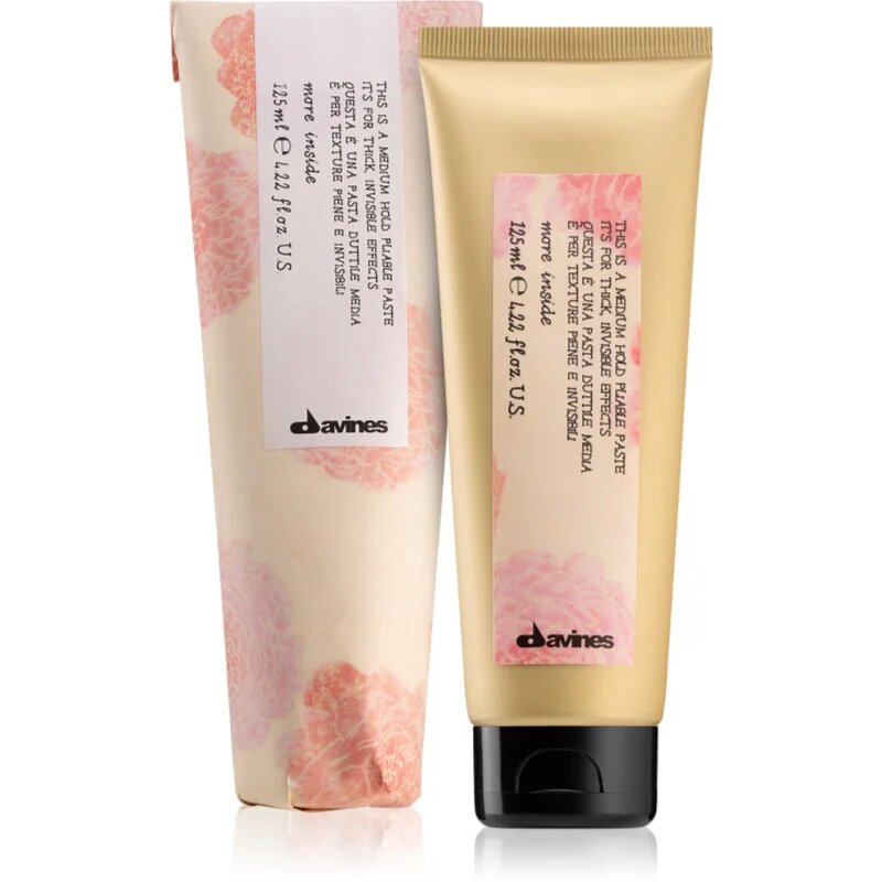Davines More Inside Medium Hold Pliable Paste stiling pasta za naravno fiksacijo 125 ml