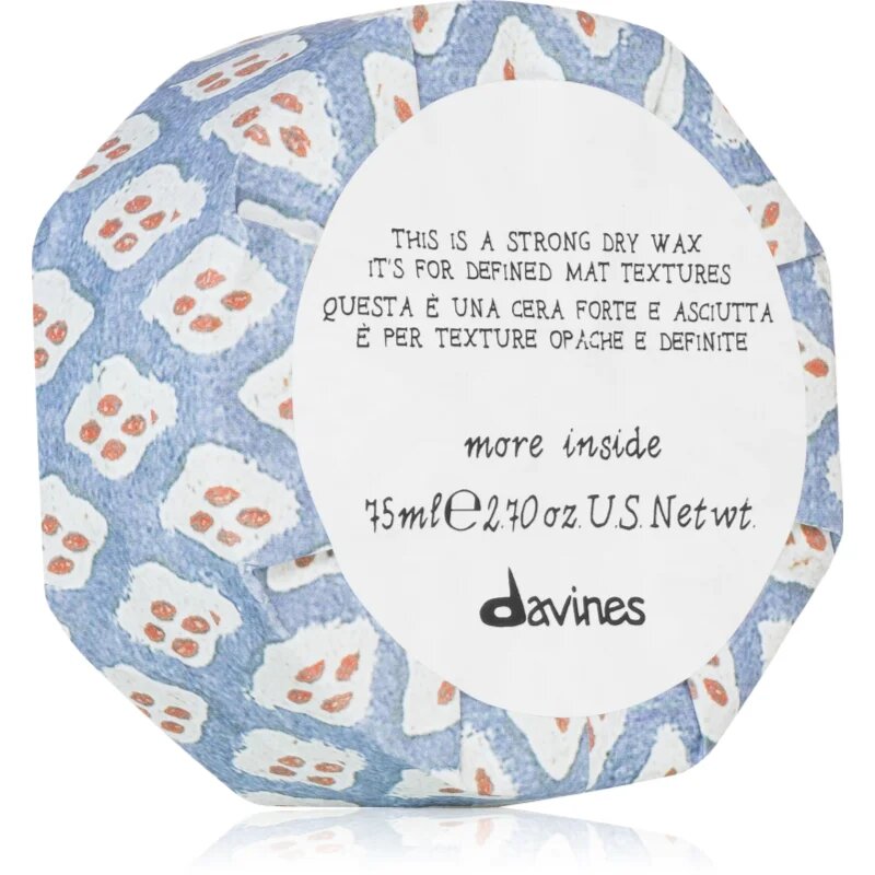 Davines More Inside Strong Dry Wax vosek za lase 75 ml