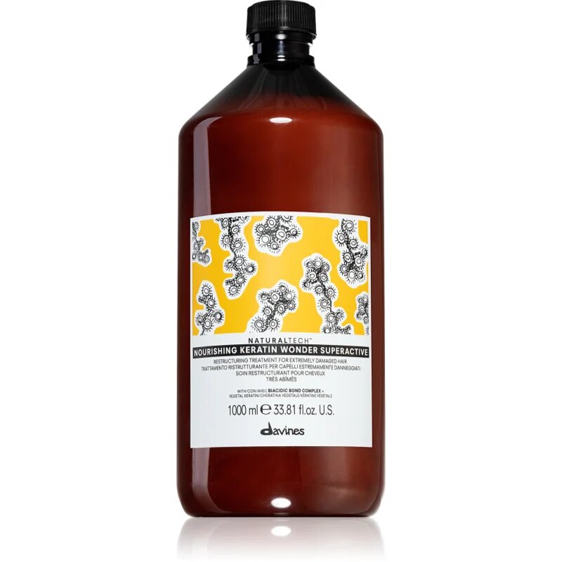 Davines Naturaltech Nourishing Keratin Wonder obnovitvena nega s keratinom primerna k maski za lase 1000 ml