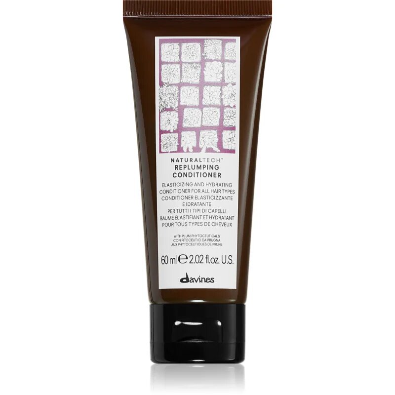 Davines Naturaltech Replumping Conditioner vlažilni balzam za lažje razčesavanje las 60 ml