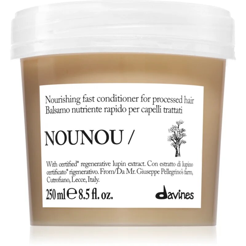 Davines NouNou Nourishing Conditioner hranilni balzam za krhke lase 250 ml