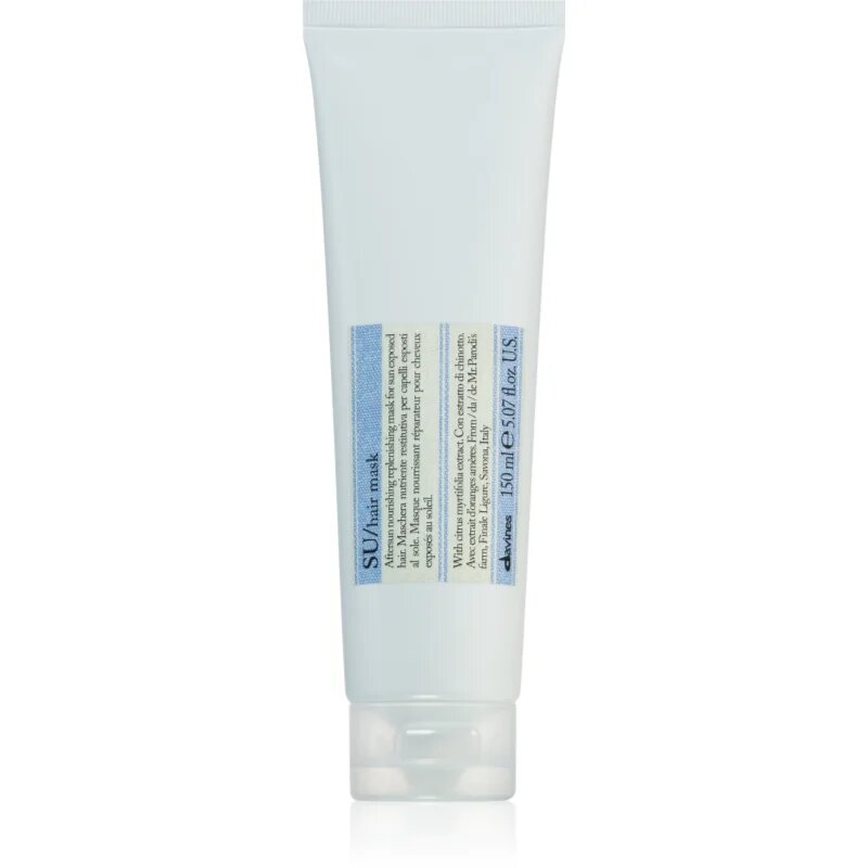 Davines SU Hair Mask vlažilna maska za suhe in poškodovane lase 150 ml