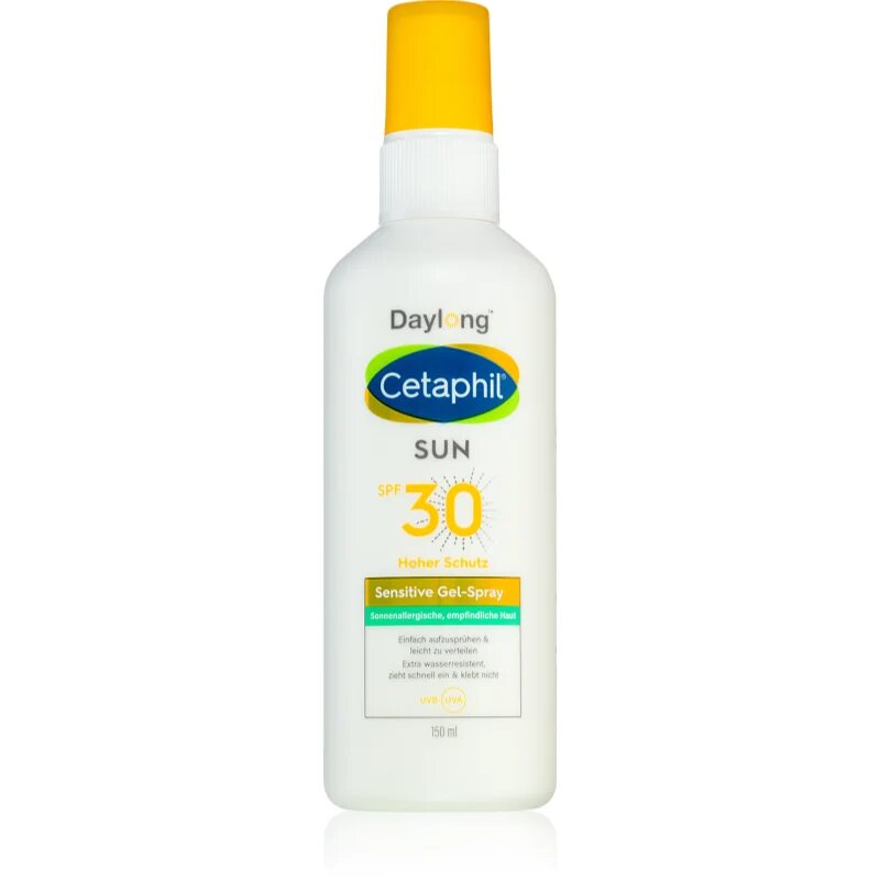 Daylong Cetaphil SUN Sensitive Gel-Spray pršilo za sončenje za občutljivo kožo SPF 30 150 ml