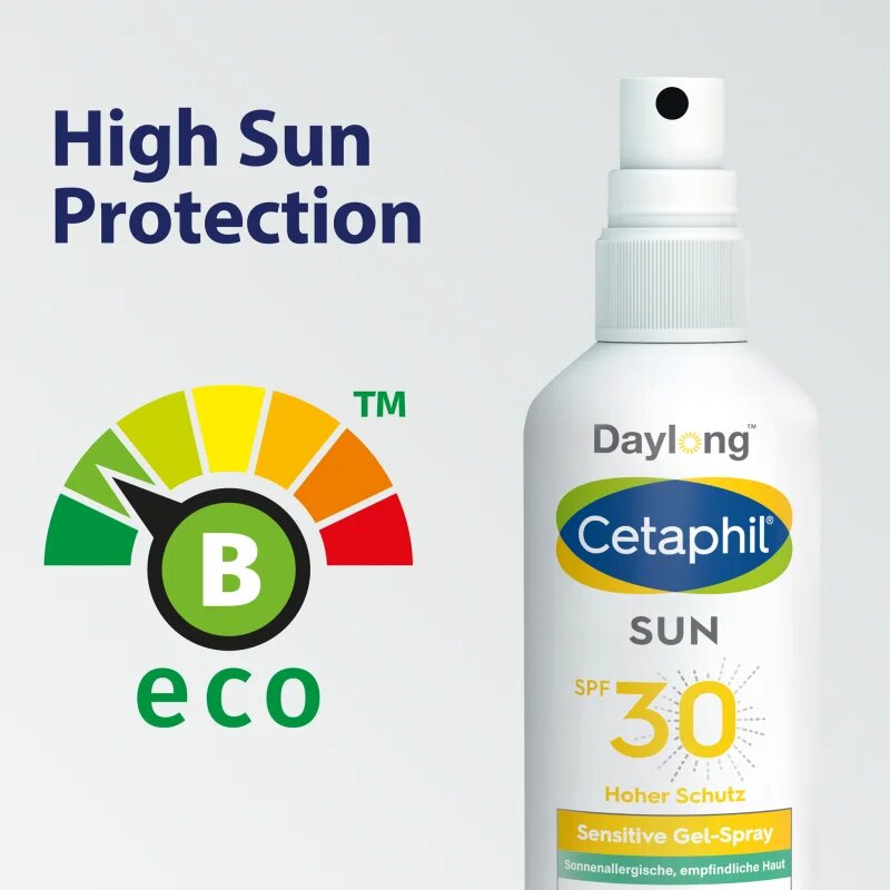 Daylong Cetaphil SUN Sensitive Gel-Spray pršilo za sončenje za občutljivo kožo SPF 30 150 ml
