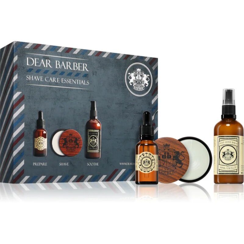 Dear Barber Shave Care Essentials Gift darilni set za moške
