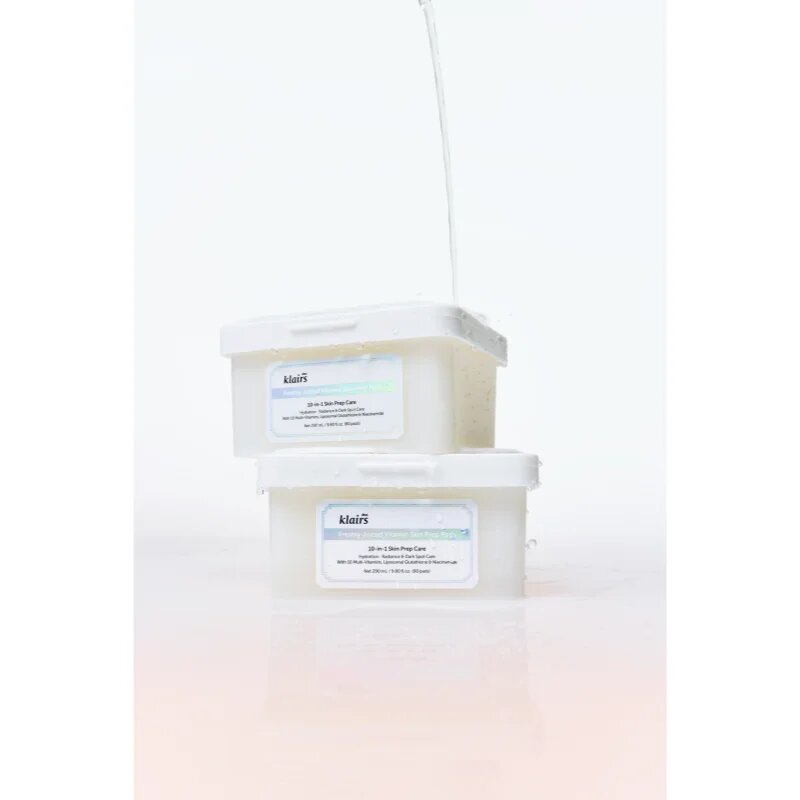 Dear Klairs Freshly Juiced Vitamin Skin Prep Pad tonizirajoče blazinice za osvetljevanje kože in hidratacijo 80 kos
