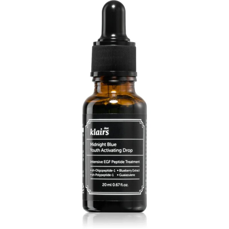 Dear Klairs Midnight Blue Youth Activating Drop aktivacijski serum za pomladitev kože 20 ml