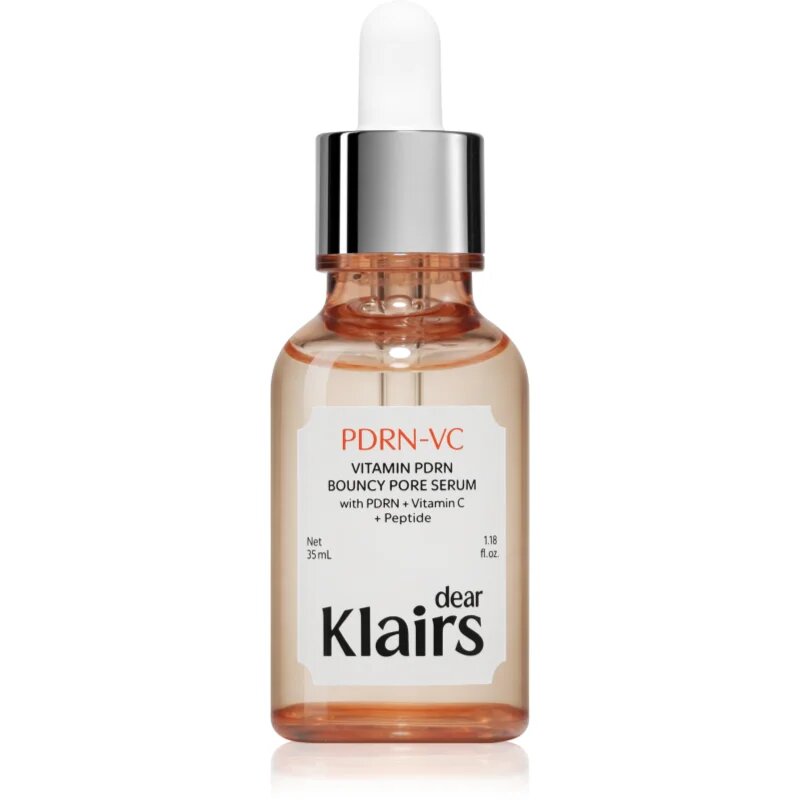 Dear Klairs Vitamin PDRN Bouncy Pore Serum intenzivni vitaminski serum za zmanjšanje por 35 ml