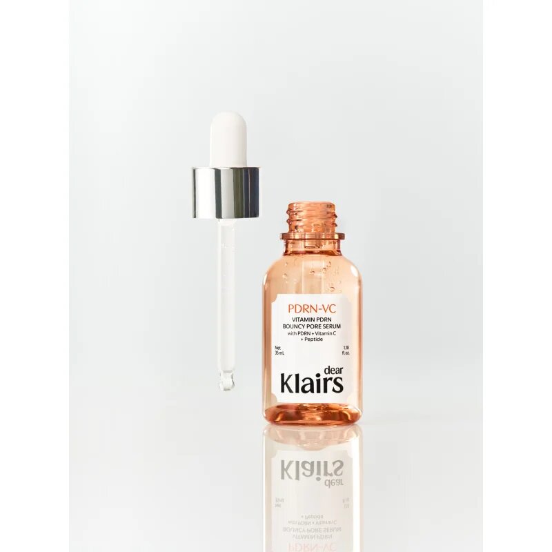 Dear Klairs Vitamin PDRN Bouncy Pore Serum intenzivni vitaminski serum za zmanjšanje por 35 ml