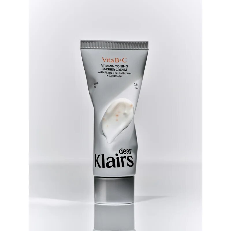 Dear Klairs Vitamin Toning Barrier Cream posvetlitvena vlažilna krema za krepitev kožne pregrade 60 g