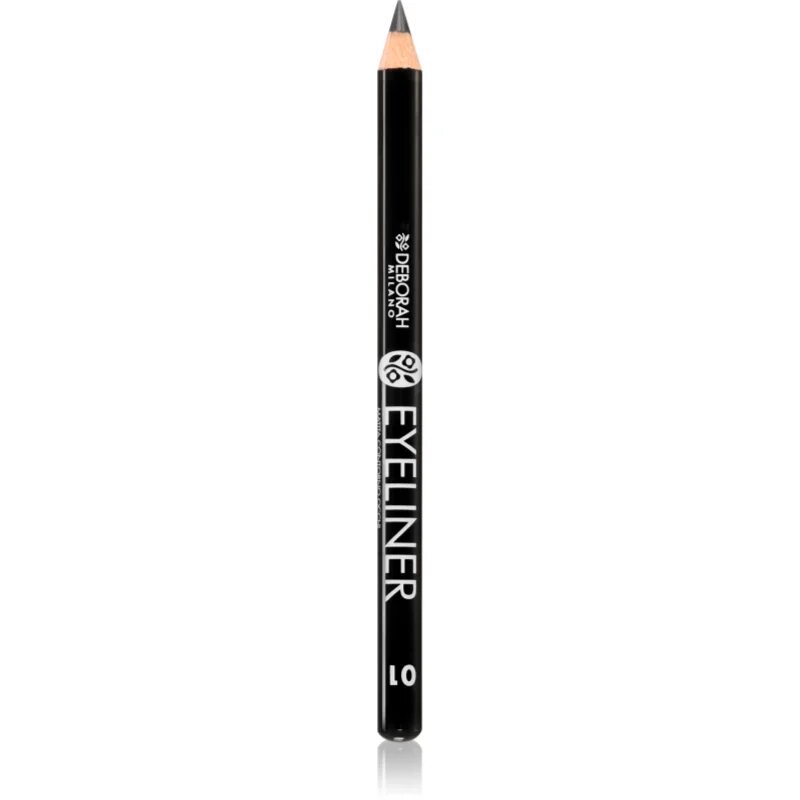 Deborah Milano Eyeliner dolgoobstojni svinčnik za oči odtenek 1 Black 1.3 g