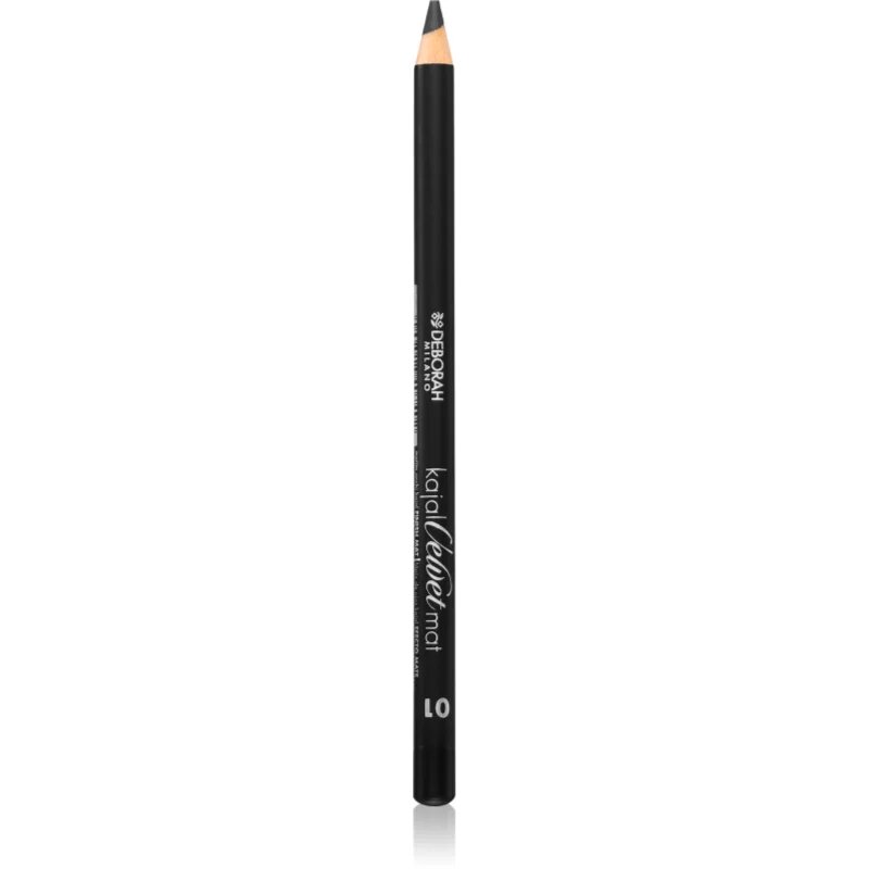 Deborah Milano Kajal Velvet Mat kajal svinčnik za oči odtenek 01 Nero 1.3 g