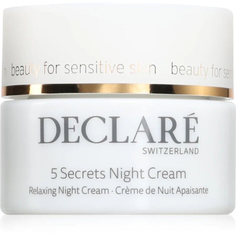 Declaré 5 Secrets pomirjajoča nočna krema 50 ml