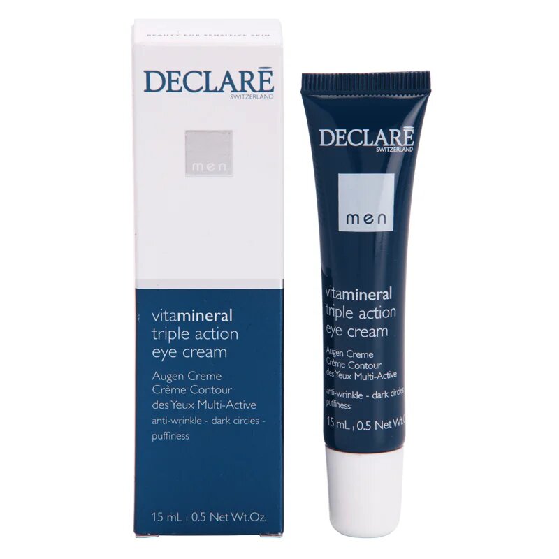 Declaré Men Vita Mineral krema za predel okoli oči proti gubam zabuhlosti in temnim kolobarjem 15 ml