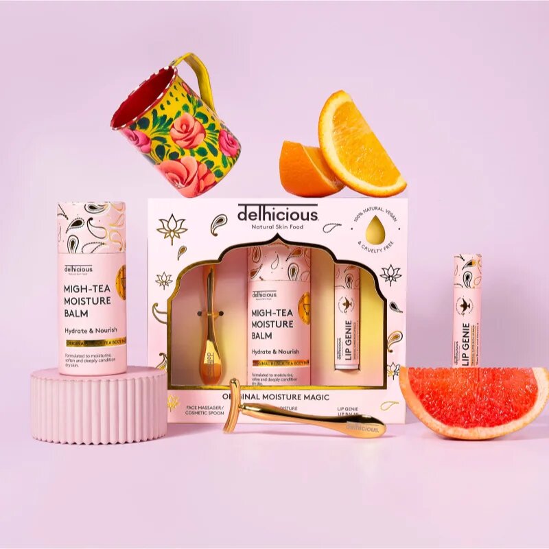 delhicious MOISTURE MAGIC darilni set za telo in obraz