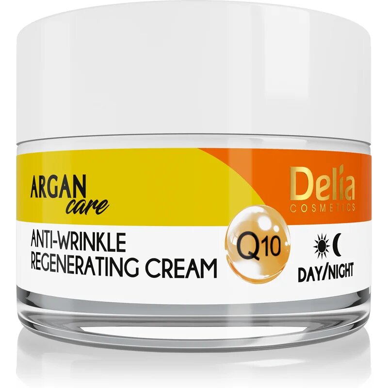 Delia Cosmetics Argan Care regeneracijska krema proti gubam s koencimom Q10 50 ml
