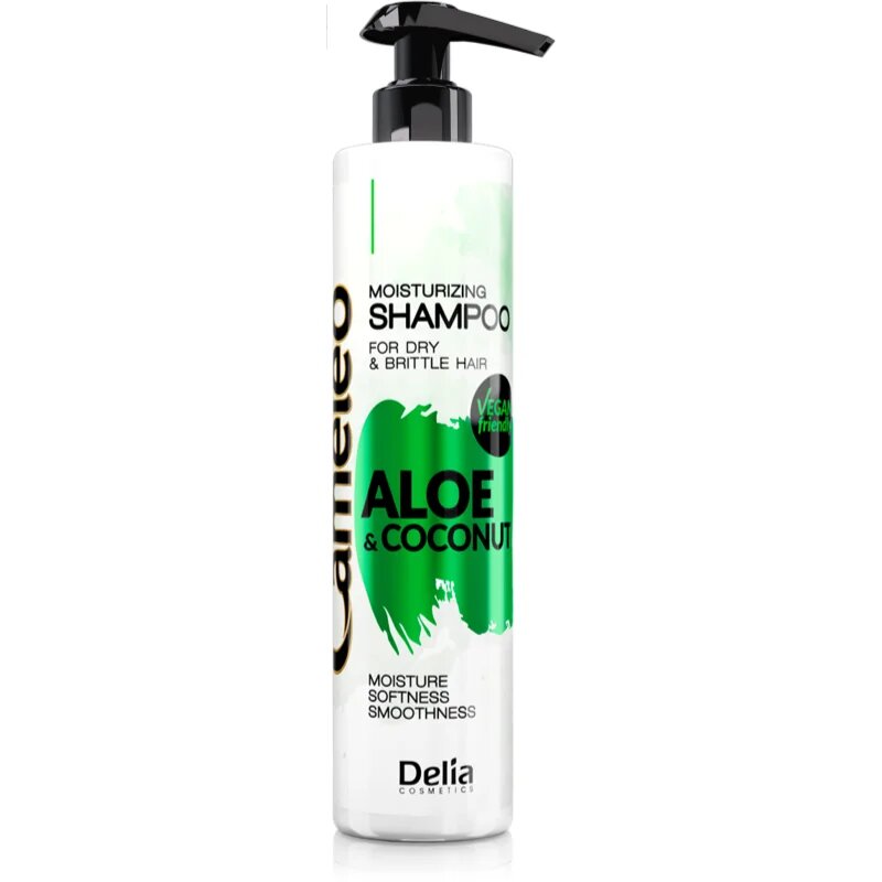 Delia Cosmetics Cameleo Aloe & Coconut vlažilni šampon za suhe in krhke lase 250 ml