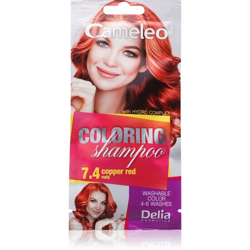 Delia Cosmetics Cameleo Coloring Shampoo šampon za toniranje za lase odtenek 7.4 Copper Red 40 ml