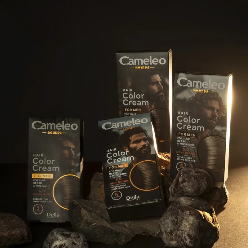 Delia Cosmetics Cameleo Men barva za lase odtenek 4.0 Medium Brown 30 ml