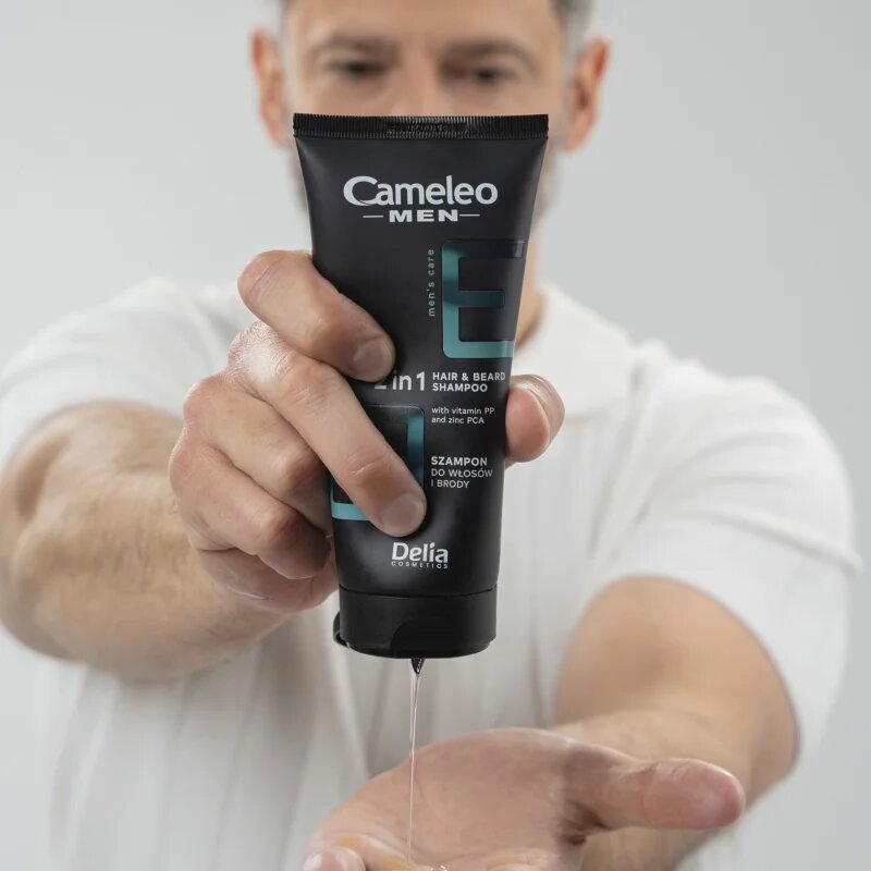 Delia Cosmetics Cameleo Men šampon in gel za prhanje za lase brado in telo 150 ml