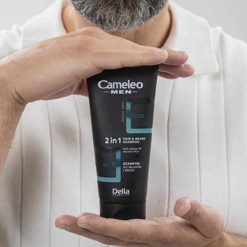 Delia Cosmetics Cameleo Men šampon in gel za prhanje za lase brado in telo 150 ml