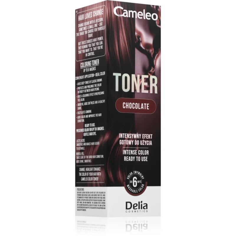 Delia Cosmetics Cameleo Toner barvni toner za lase odtenek Chocolate 75 ml
