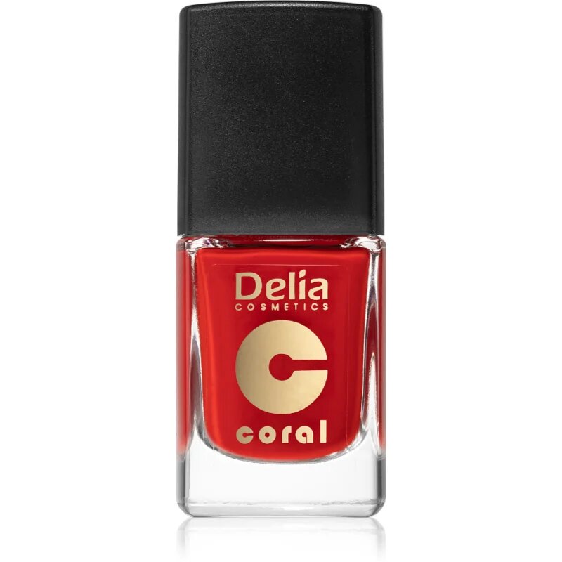 Delia Cosmetics Coral Classic lak za nohte odtenek 515 Lady in red 11 ml