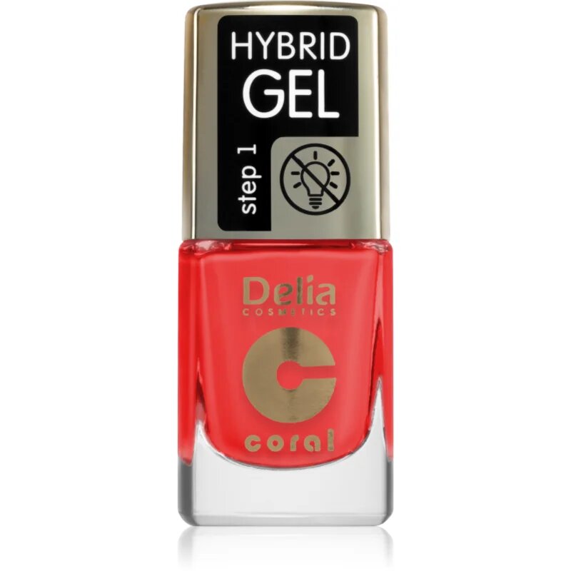Delia Cosmetics Coral Nail Enamel Hybrid Gel gel lak za nohte odtenek 146 11 ml