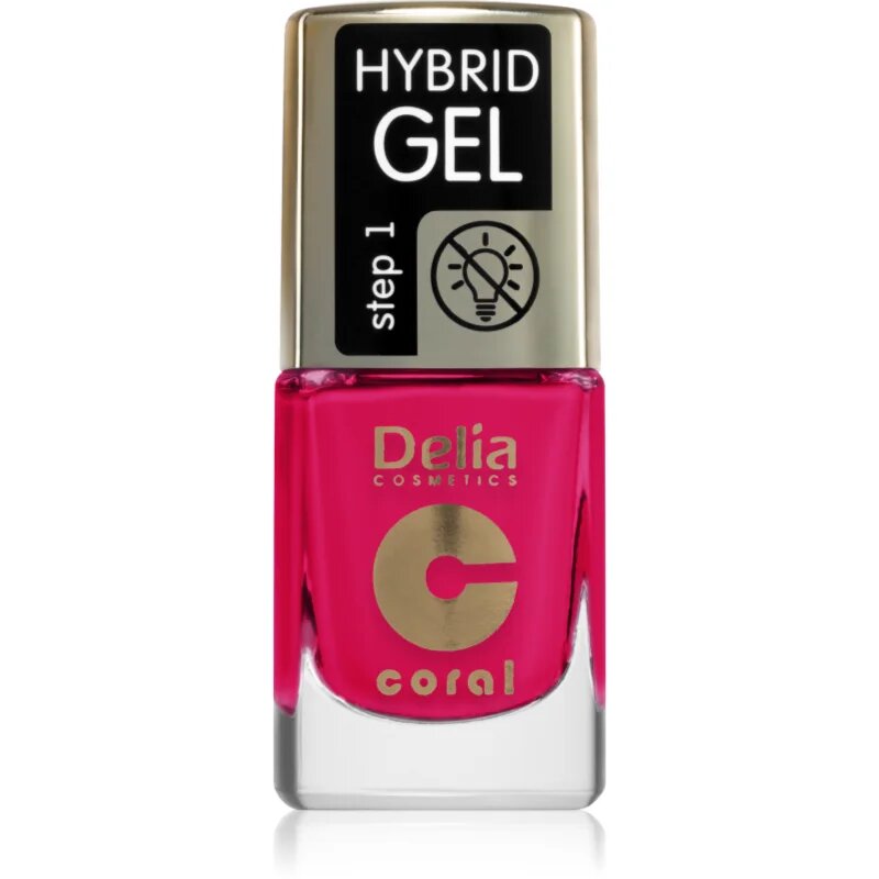 Delia Cosmetics Coral Nail Enamel Hybrid Gel gel lak za nohte odtenek 147 11 ml