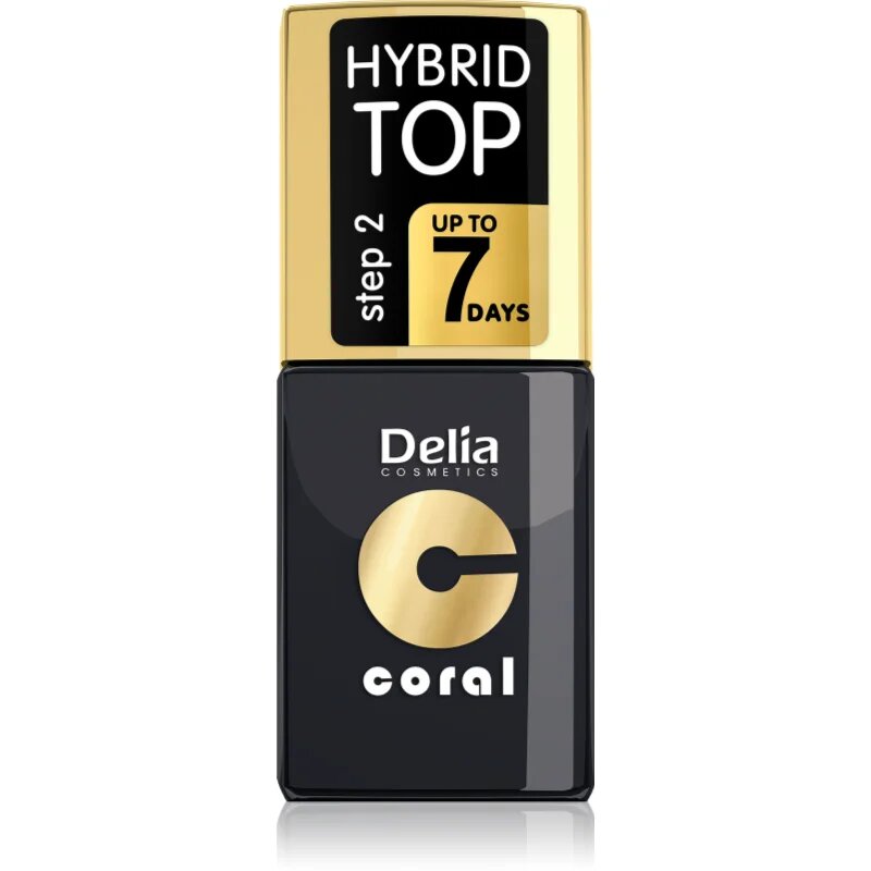 Delia Cosmetics Coral Nail Enamel Hybrid Gel gel nadlak za nohte 11 ml