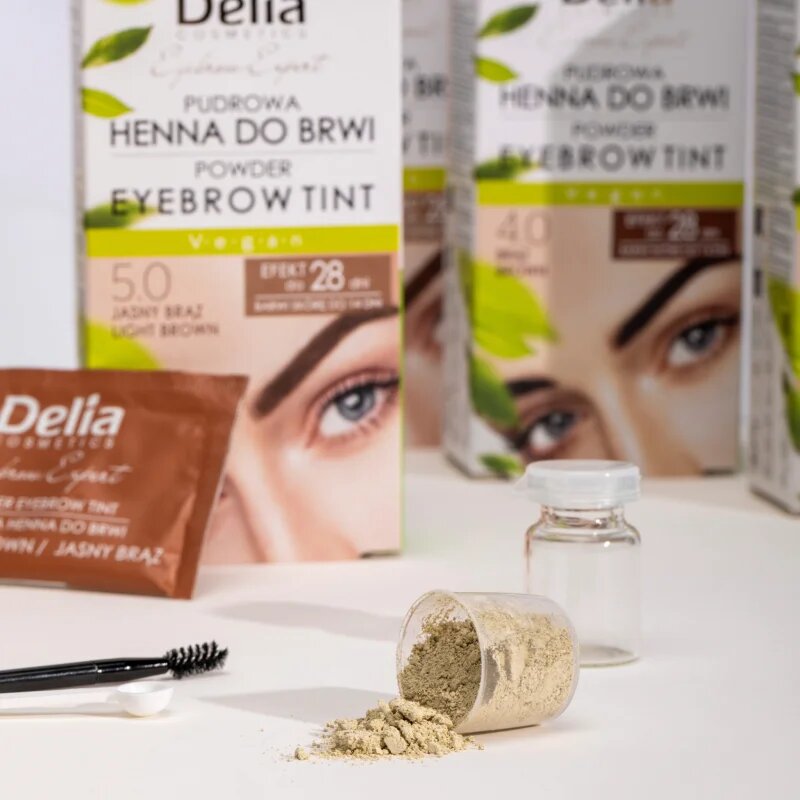 Delia Cosmetics Eyebrow Expert tonirana barva za obrvi odtenek 4.0 Brown 4 g