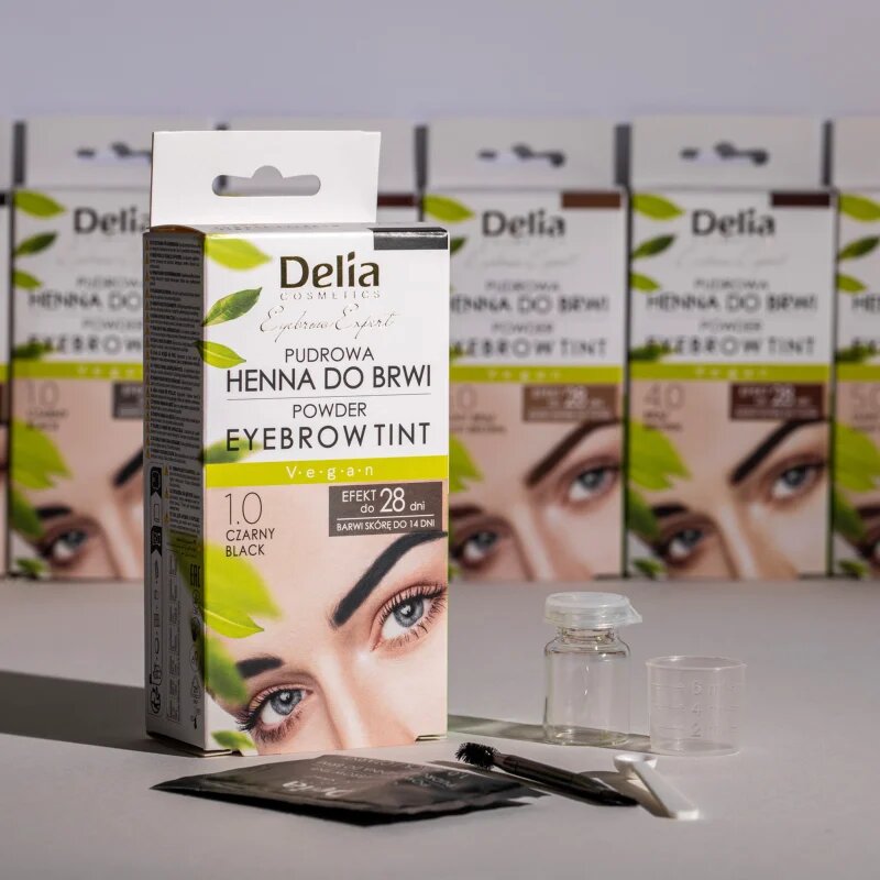 Delia Cosmetics Eyebrow Expert tonirana barva za obrvi odtenek 4.0 Brown 4 g