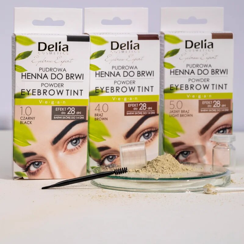Delia Cosmetics Eyebrow Expert tonirana barva za obrvi odtenek 4.0 Brown 4 g