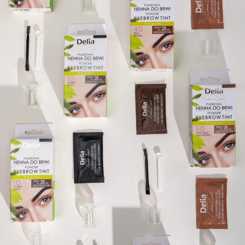 Delia Cosmetics Eyebrow Expert tonirana barva za obrvi odtenek 4.0 Brown 4 g