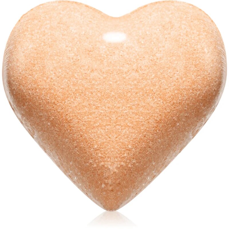 Delia Cosmetics Fizzing Bath Heart Orange kroglica za kopel 100 g