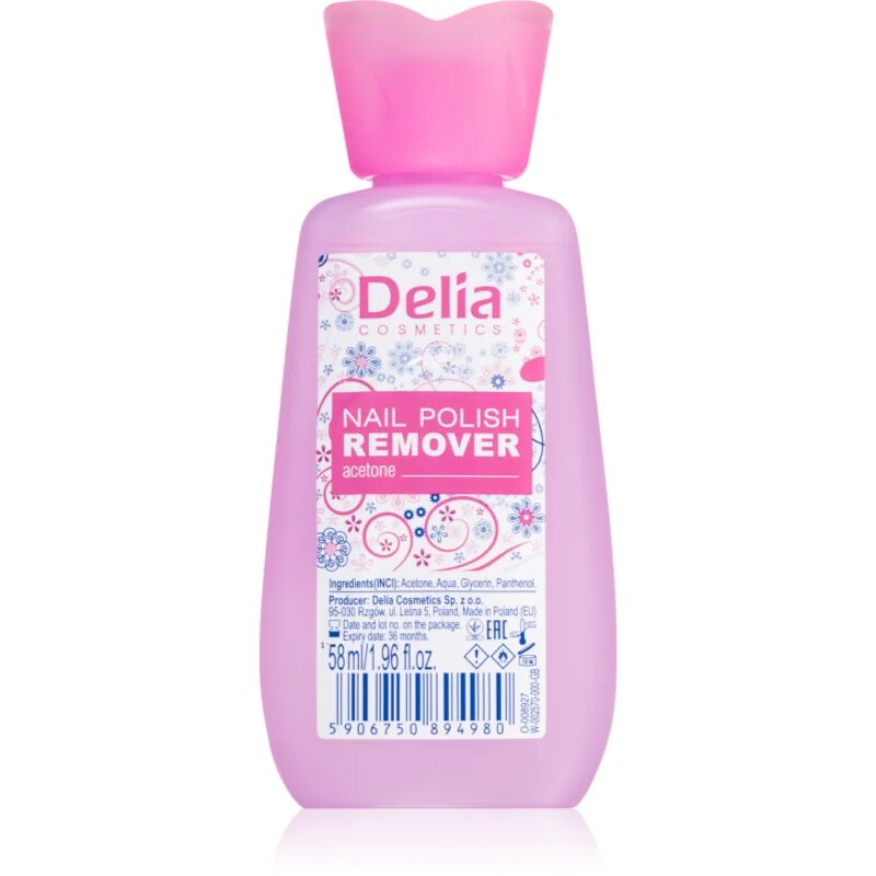 Delia Cosmetics Flower One odstranjevalec laka za nohte 58 ml