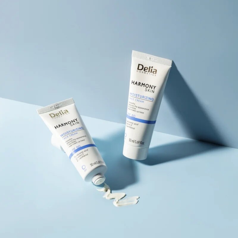 Delia Cosmetics Harmony Skin vlažilna krema za obraz SPF 50 50 ml