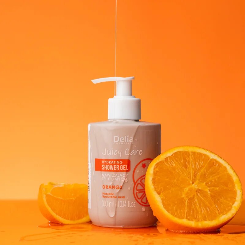 Delia Cosmetics Juicy Care Orange vlažilen gel za prhanje 300 ml