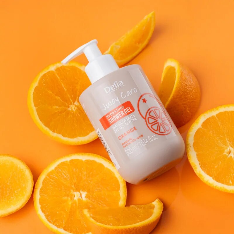 Delia Cosmetics Juicy Care Orange vlažilen gel za prhanje 300 ml