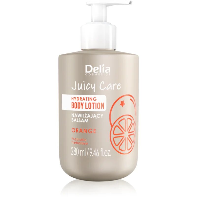 Delia Cosmetics Juicy Care Orange vlažilni losjon za telo 280 ml