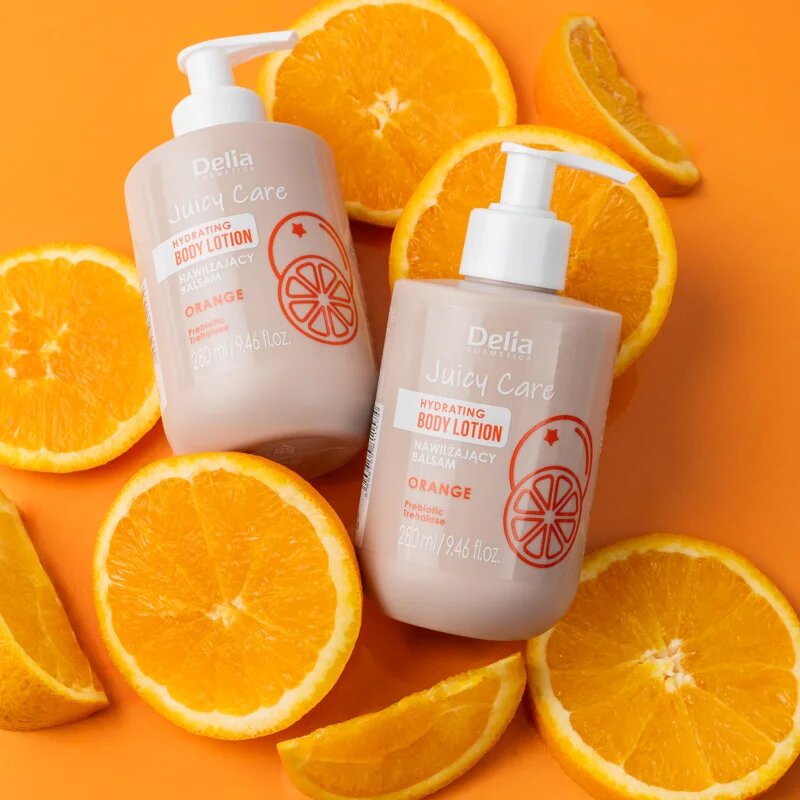 Delia Cosmetics Juicy Care Orange vlažilni losjon za telo 280 ml
