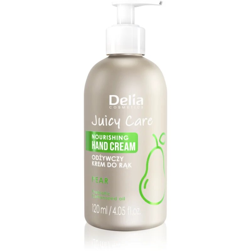 Delia Cosmetics Juicy Care Pear hranilna krema za roke 120 ml