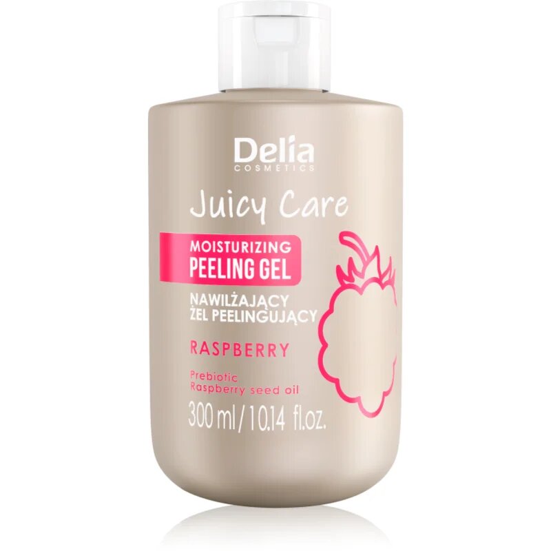 Delia Cosmetics Juicy Care Raspberry vlažilni piling za telo 300 ml