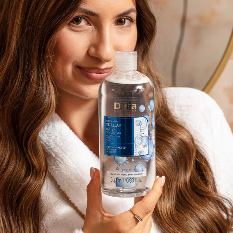 Delia Cosmetics Micellar Water Hyaluronic Acid vlažilna micelarna voda 500 ml