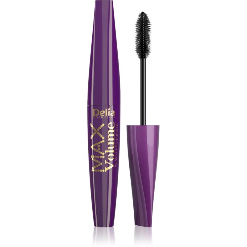 Delia Cosmetics Mix&Match 3D MAX Volume maskara za volumen in ločevanje trepalnic odtenek Black 12 ml
