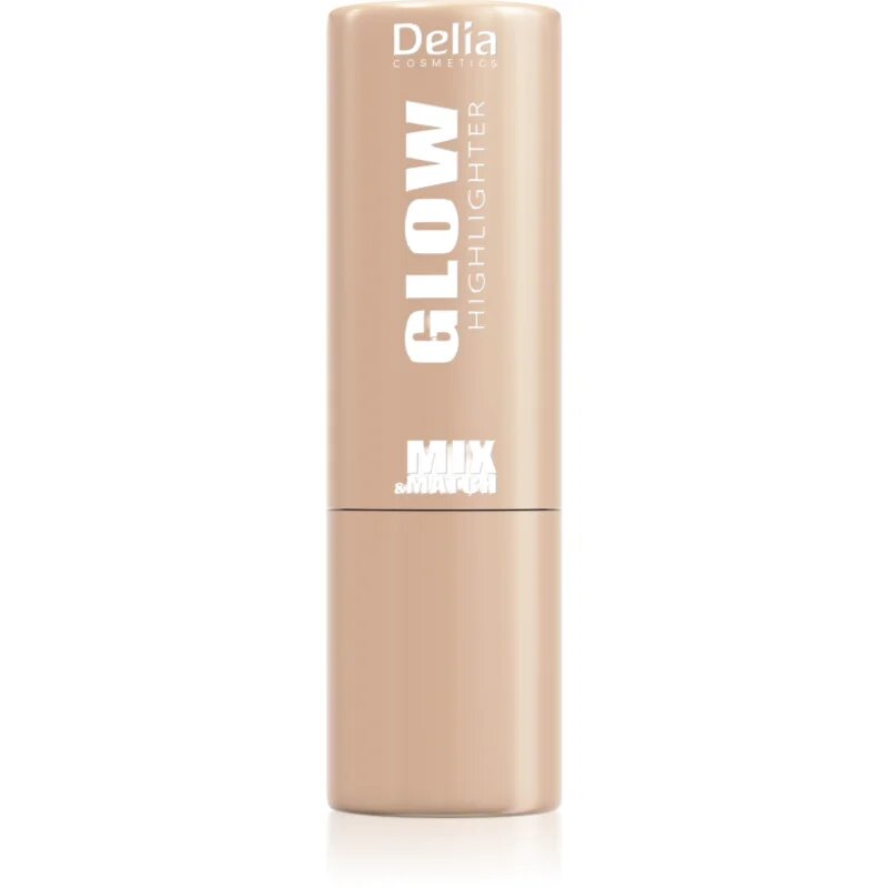 Delia Cosmetics Mix&Match Glow Highlighter kremasti osvetljevalec v paličici odtenek 07 Latte 9 g