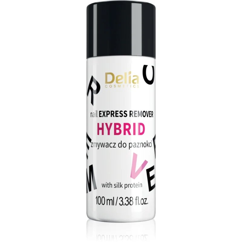Delia Cosmetics Nail Express HYBRID odstranjevalec laka za nohte 100 ml