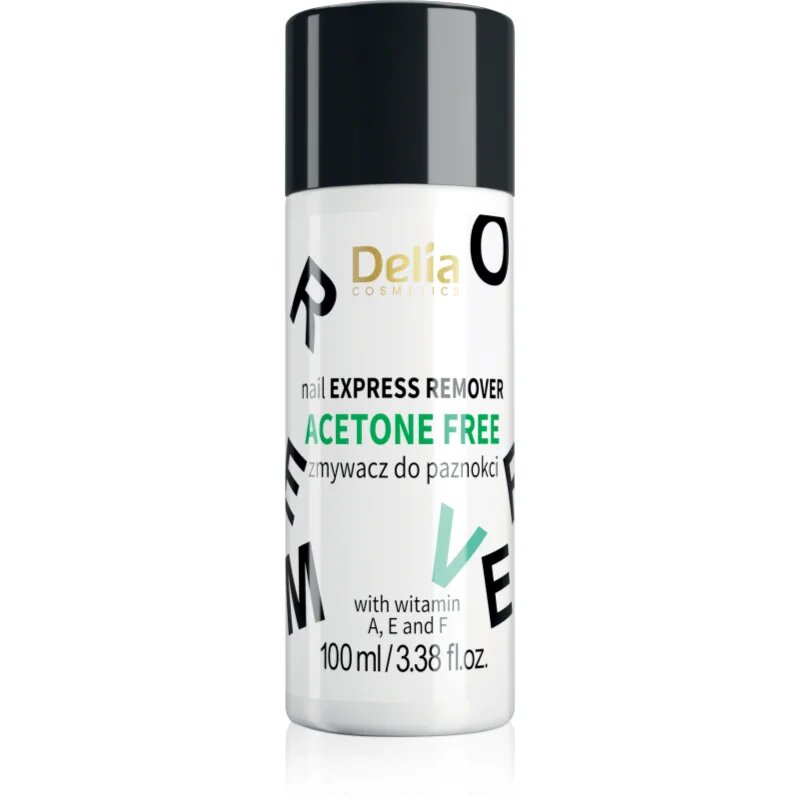 Delia Cosmetics Nail Express odstranjevalec laka za nohte z vitamini 100 ml