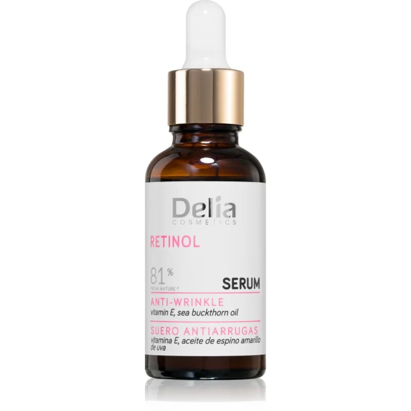 Delia Cosmetics Retinol Anti-Wrinkle Serum serum proti gubam z retinolom 30 ml