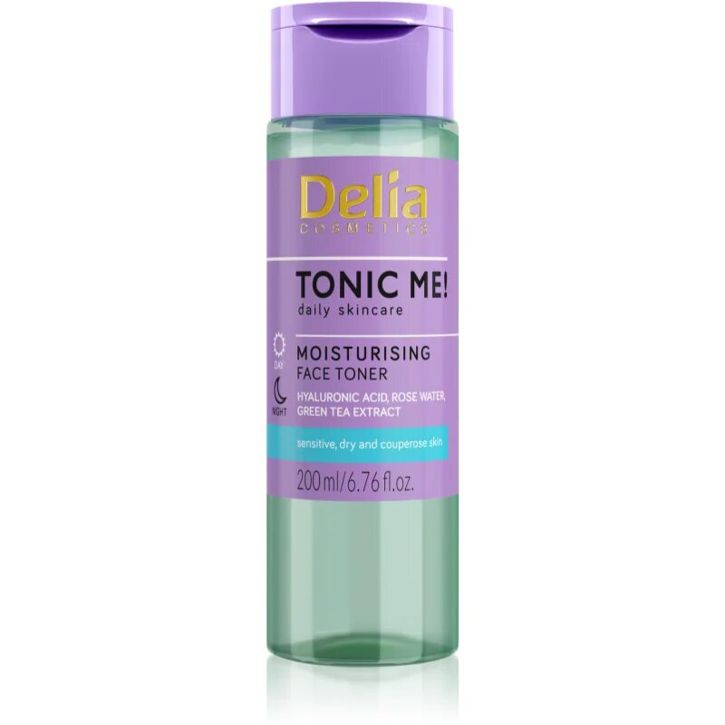Delia Cosmetics Tonic Me! vlažilni tonik za dan in noč 200 ml